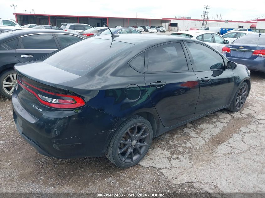 2016 Dodge Dart Sxt VIN: 1C3CDFBBXGD506722 Lot: 39412453