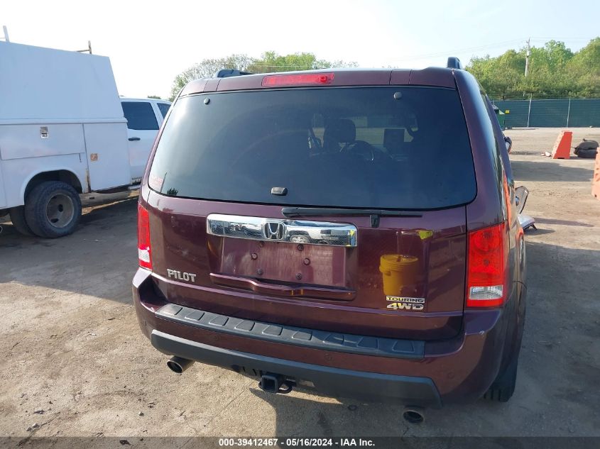 2009 Honda Pilot Touring VIN: 5FNYF48999B014554 Lot: 39412467