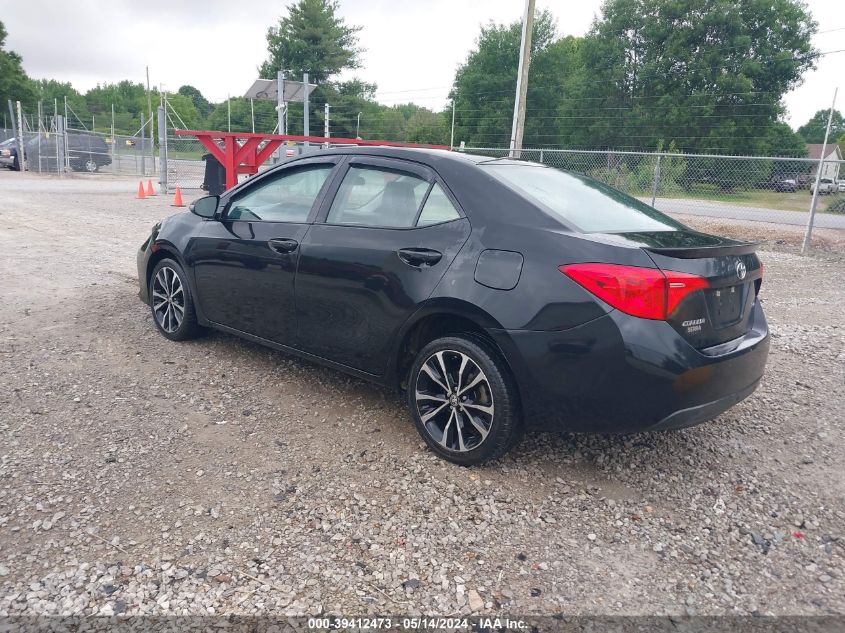 2017 Toyota Corolla Se VIN: 5YFBURHE1HP651916 Lot: 39412473