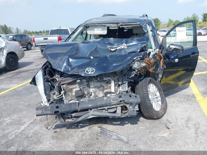 2015 Toyota Sienna Xle 8 Passenger VIN: 5TDYK3DC2FS535758 Lot: 39412475