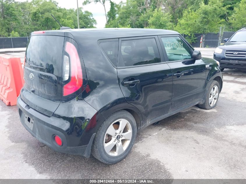 2019 Kia Soul VIN: KNDJN2A26K7676867 Lot: 39412484