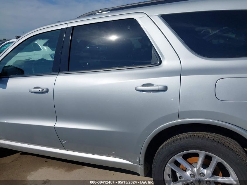 2024 Dodge Durango Gt VIN: 1C4RDHDG0RC118868 Lot: 39412487