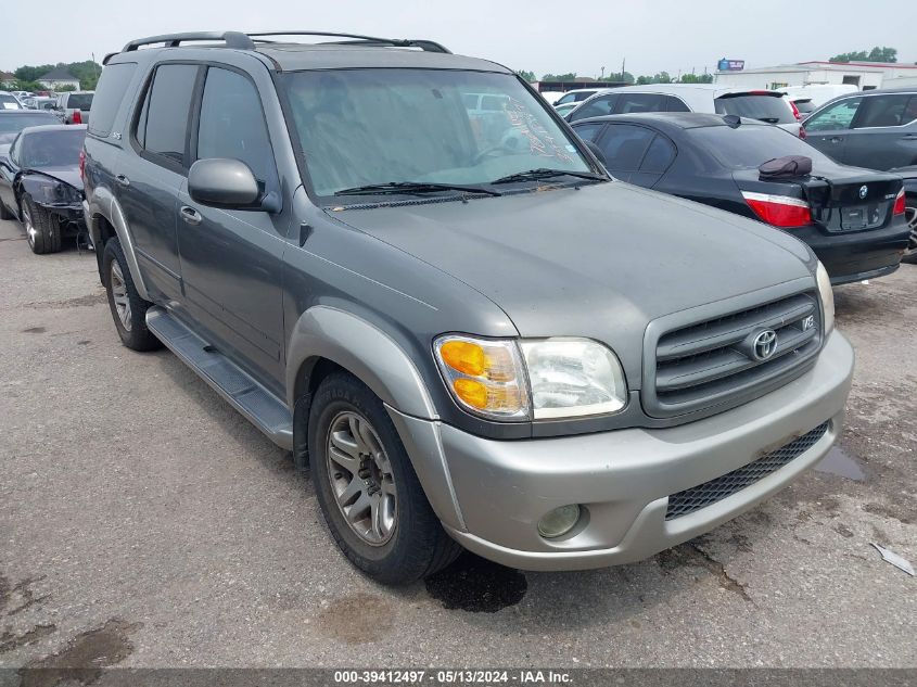 2004 Toyota Sequoia Sr5 V8 VIN: 5TDZT34A34S233022 Lot: 39412497