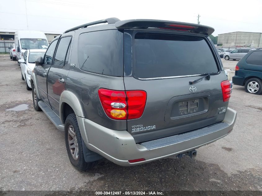 2004 Toyota Sequoia Sr5 V8 VIN: 5TDZT34A34S233022 Lot: 39412497