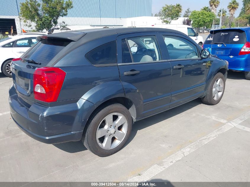 2007 Dodge Caliber Sxt VIN: 1B3HB48B97D257365 Lot: 39412504