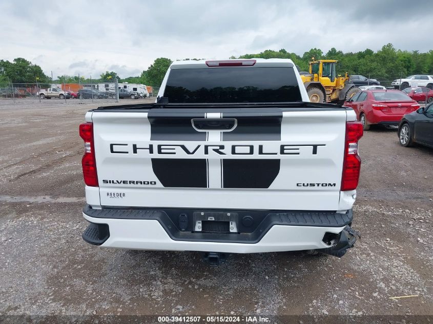 2023 Chevrolet Silverado 1500 4Wd Short Bed Custom VIN: 1GCPDBEK3PZ188558 Lot: 39412507