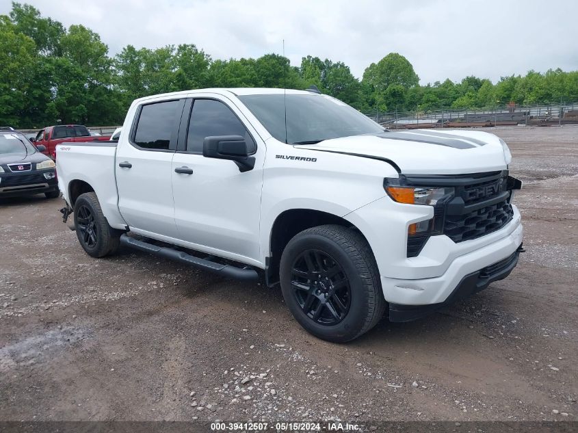 2023 Chevrolet Silverado 1500 4Wd Short Bed Custom VIN: 1GCPDBEK3PZ188558 Lot: 39412507