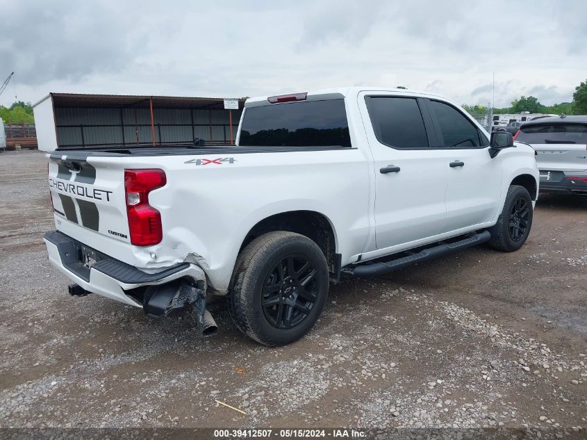 2023 Chevrolet Silverado 1500 4Wd Short Bed Custom VIN: 1GCPDBEK3PZ188558 Lot: 39412507