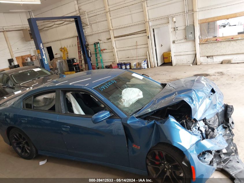 2020 Dodge Charger Scat Pack Rwd VIN: 2C3CDXGJ9LH181919 Lot: 39412533