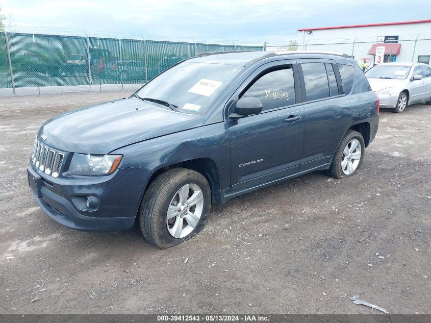 2014 Jeep Compass Sport VIN: 1C4NJDBB3ED879826 Lot: 39412543