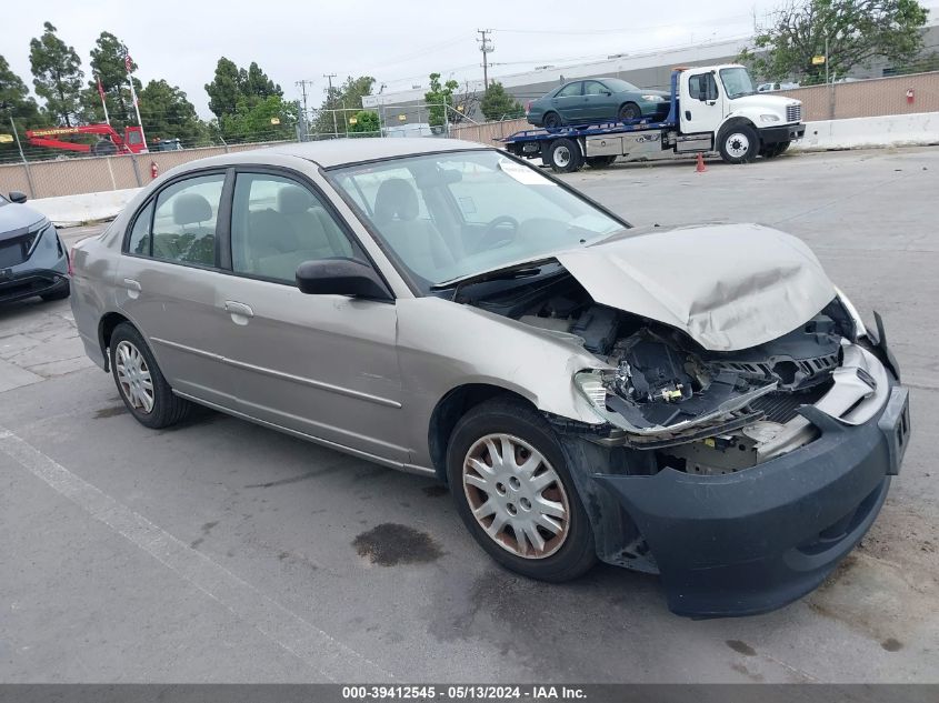 2004 Honda Civic Lx VIN: 2HGES16594H576097 Lot: 39412545