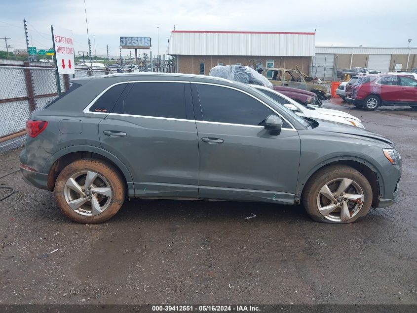 2020 Audi Q3 Premium 45 Tfsi Quattro Tiptronic VIN: WA1AECF35L1059353 Lot: 39412551