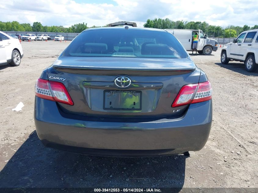 2010 Toyota Camry Le VIN: 4T4BF3EK9AR007754 Lot: 39412553