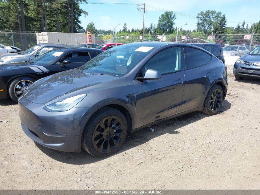 2020 TESLA MODEL Y LONG RANGE DUAL MOTOR ALL-WHEEL DRIVE/PERFORMANCE DUAL MOTOR ALL-WHEEL DRIVE - 5YJYGDEF9LF037234