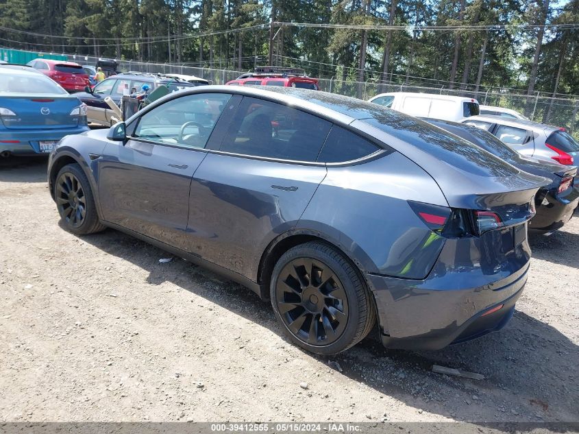 2020 Tesla Model Y Long Range Dual Motor All-Wheel Drive/Performance Dual Motor All-Wheel Drive VIN: 5YJYGDEF9LF037234 Lot: 39412555