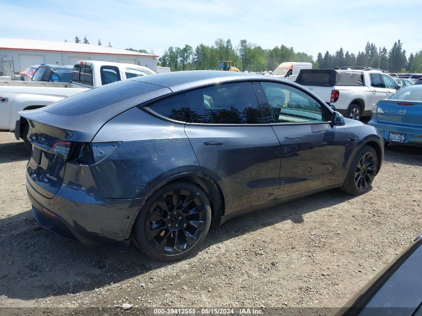 2020 Tesla Model Y Long Range Dual Motor All-Wheel Drive/Performance Dual Motor All-Wheel Drive VIN: 5YJYGDEF9LF037234 Lot: 39412555