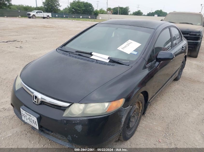 2008 Honda Civic Lx VIN: 2HGFA16578H326029 Lot: 39412561