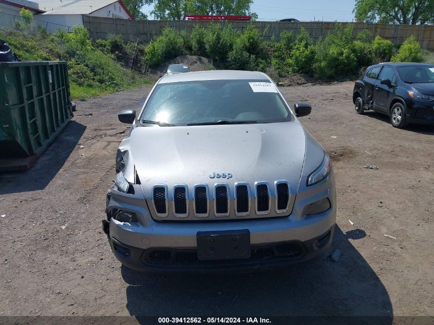 2014 Jeep Cherokee Sport VIN: 1C4PJMABXEW178649 Lot: 39412562