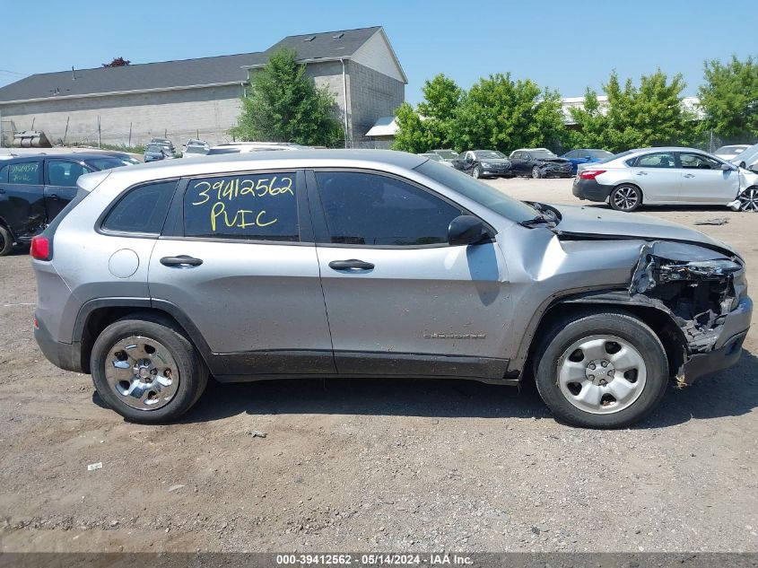 2014 Jeep Cherokee Sport VIN: 1C4PJMABXEW178649 Lot: 39412562