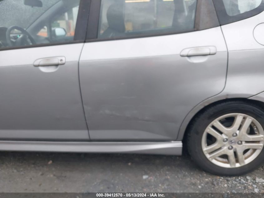 2008 Honda Fit Sport VIN: JHMGD38698S006083 Lot: 39412570