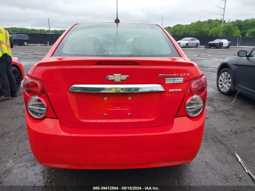 2015 Chevrolet Sonic Ltz Auto VIN: 1G1JE5SB6F4211845 Lot: 39412584