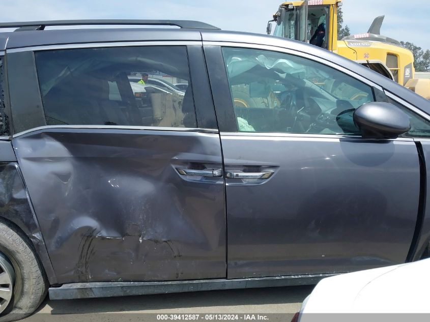 2015 Honda Odyssey Ex-L VIN: 5FNRL5H65FB122688 Lot: 39412587