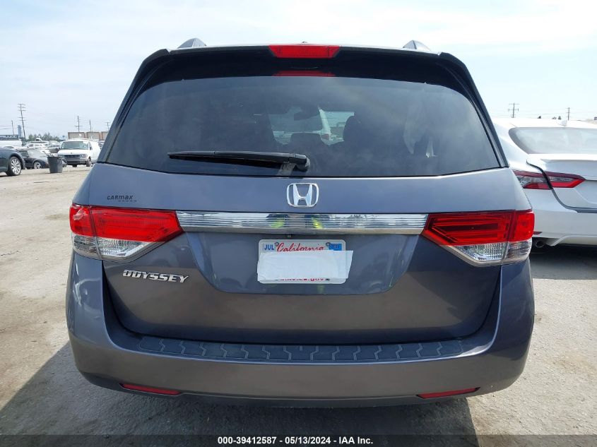 2015 Honda Odyssey Ex-L VIN: 5FNRL5H65FB122688 Lot: 39412587