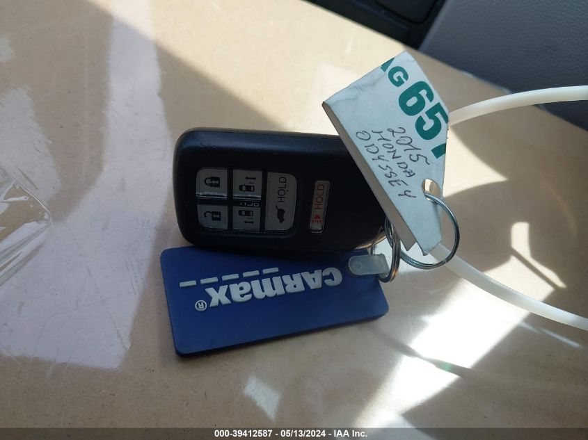 2015 Honda Odyssey Ex-L VIN: 5FNRL5H65FB122688 Lot: 39412587