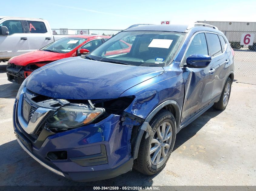 2017 Nissan Rogue Sv VIN: JN8AT2MT6HW154432 Lot: 39412589