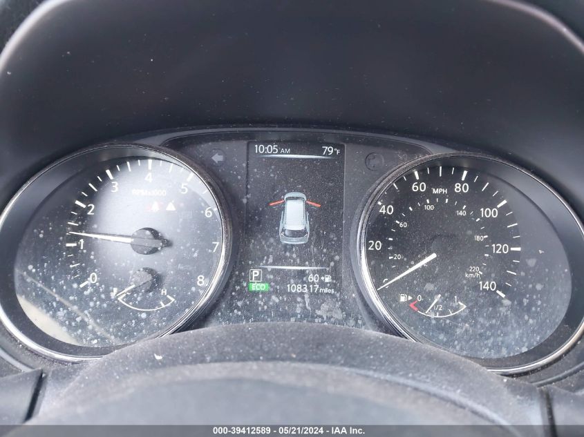 2017 Nissan Rogue Sv VIN: JN8AT2MT6HW154432 Lot: 39412589