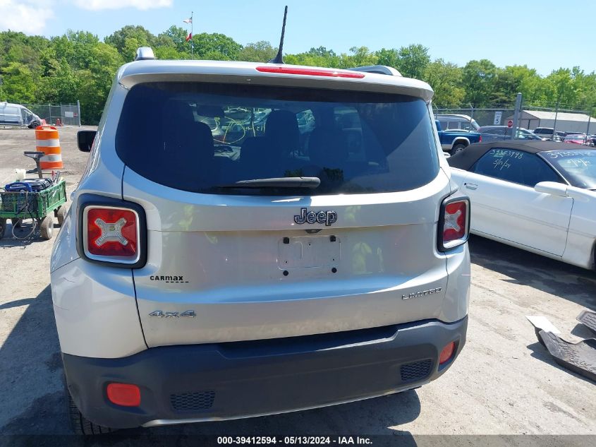 2015 Jeep Renegade Limited VIN: ZACCJBDT0FPC01118 Lot: 39412594