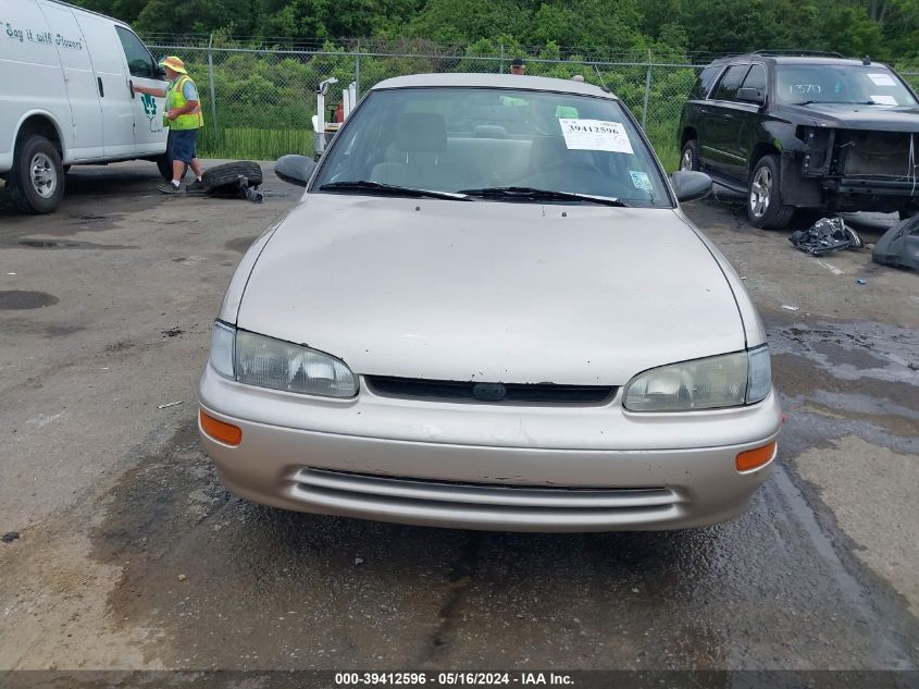 1994 Geo Prizm Lsi VIN: 1Y1SK5368RZ040525 Lot: 39412596