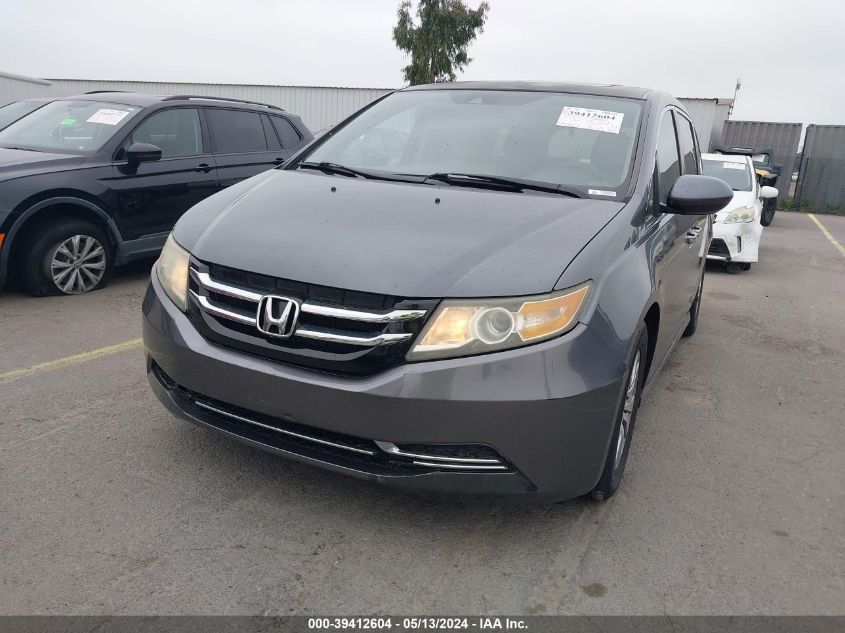 2014 Honda Odyssey Ex-L VIN: 5FNRL5H67EB070365 Lot: 39412604