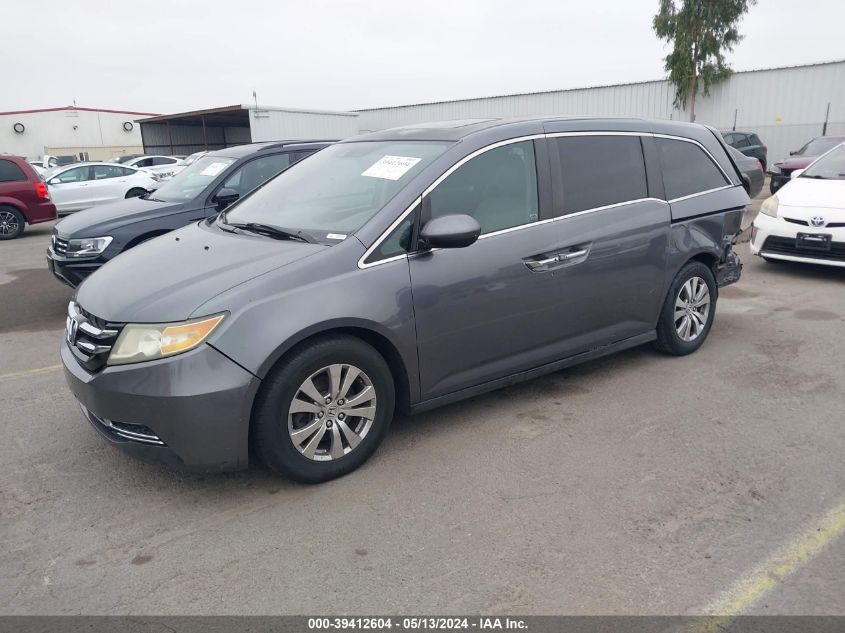 2014 Honda Odyssey Ex-L VIN: 5FNRL5H67EB070365 Lot: 39412604