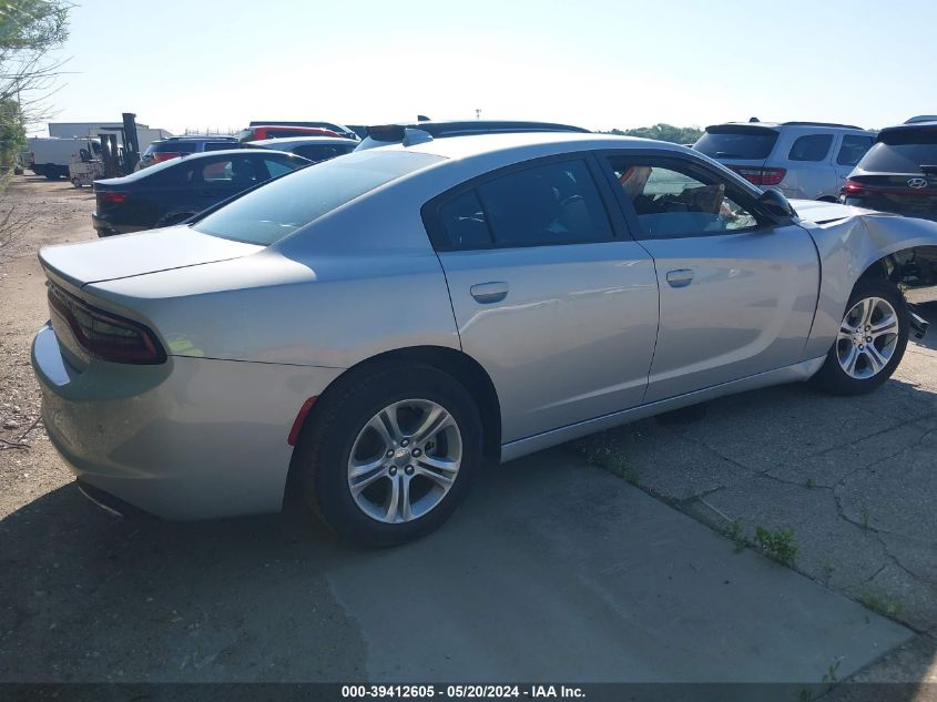 2023 Dodge Charger Sxt VIN: 2C3CDXBG0PH531472 Lot: 39412605