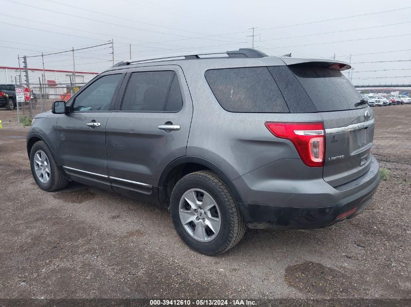 2013 Ford Explorer Limited VIN: 1FM5K7F8XDGB07619 Lot: 39412610