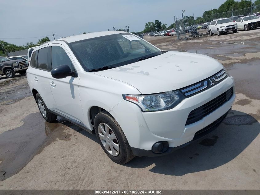 2014 Mitsubishi Outlander Es VIN: JA4AD2A39EZ010553 Lot: 39412617