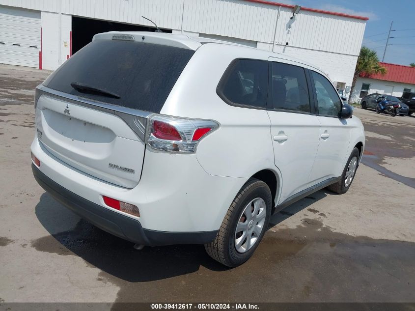 2014 Mitsubishi Outlander Es VIN: JA4AD2A39EZ010553 Lot: 39412617