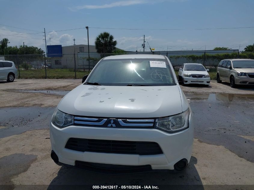 2014 Mitsubishi Outlander Es VIN: JA4AD2A39EZ010553 Lot: 39412617