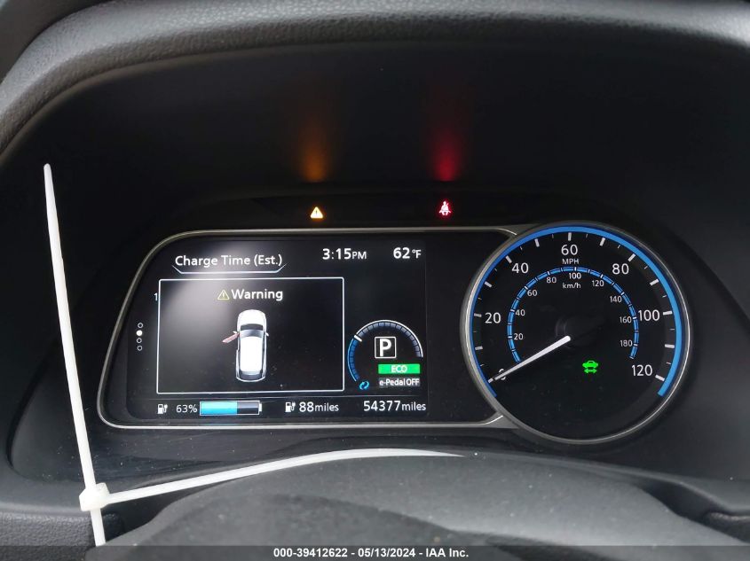 2019 Nissan Leaf S VIN: 1N4AZ1CP2KC300719 Lot: 39412622