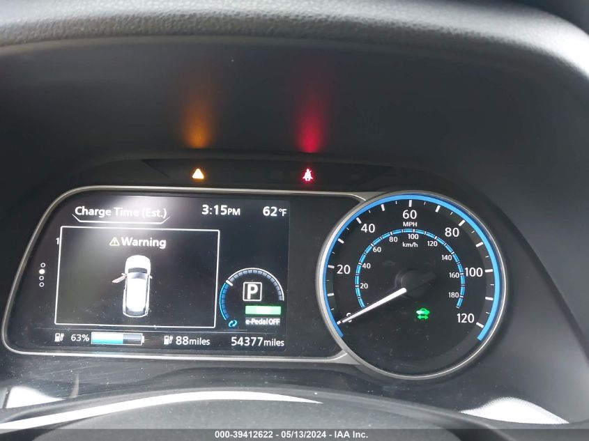 2019 Nissan Leaf S VIN: 1N4AZ1CP2KC300719 Lot: 39412622