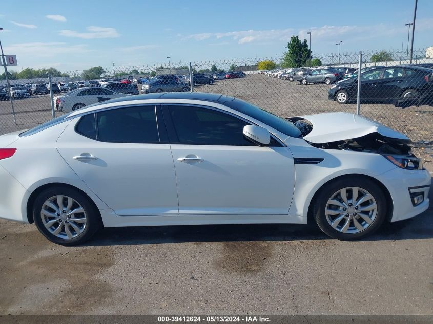 2015 Kia Optima Ex VIN: 5XXGN4A78FG454295 Lot: 39412624