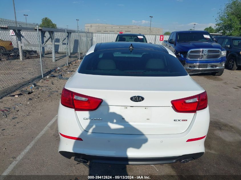 2015 Kia Optima Ex VIN: 5XXGN4A78FG454295 Lot: 39412624