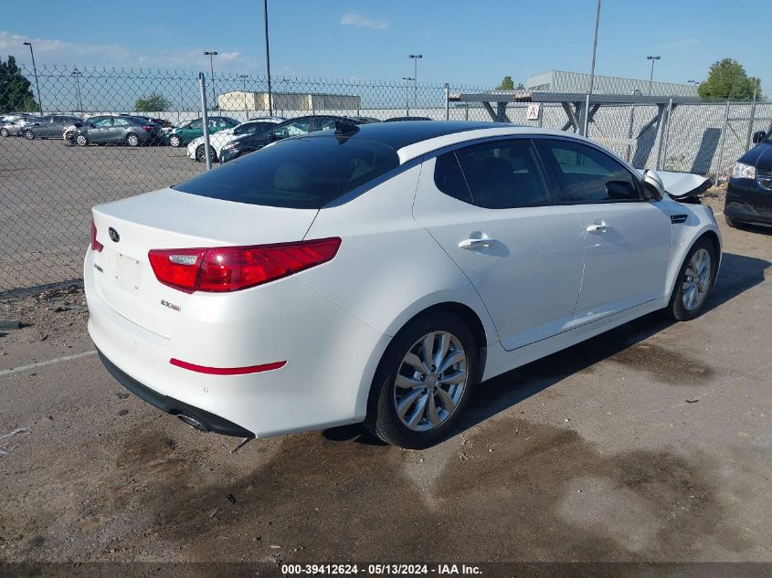 2015 Kia Optima Ex VIN: 5XXGN4A78FG454295 Lot: 39412624