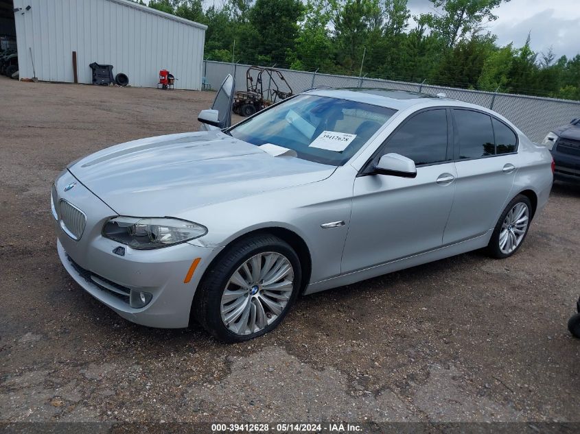 2011 BMW 550I VIN: WBAFR9C57BC599618 Lot: 39412628