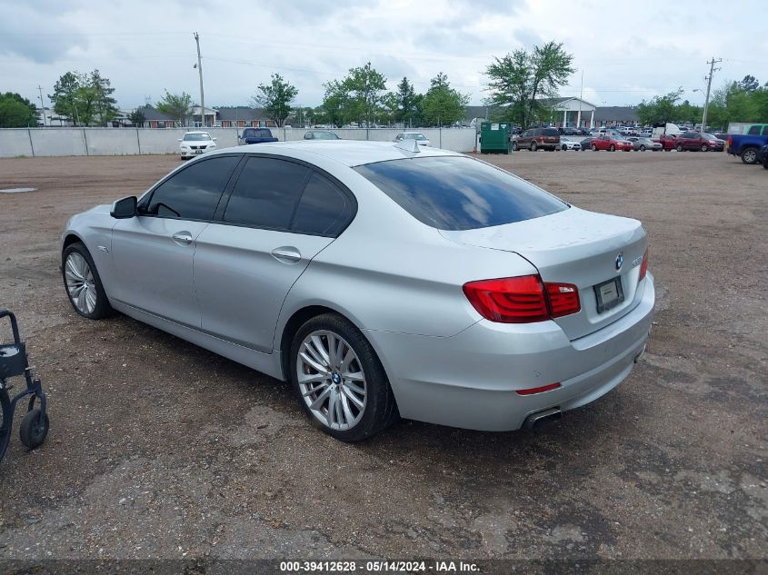 2011 BMW 550I VIN: WBAFR9C57BC599618 Lot: 39412628