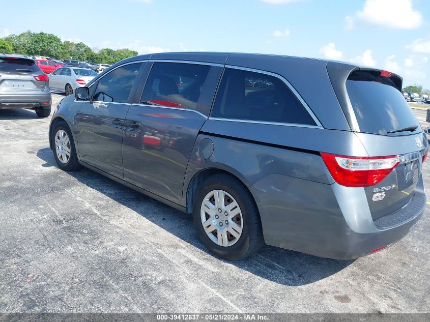 2013 Honda Odyssey Lx VIN: 5FNRL5H24DB019188 Lot: 39412637