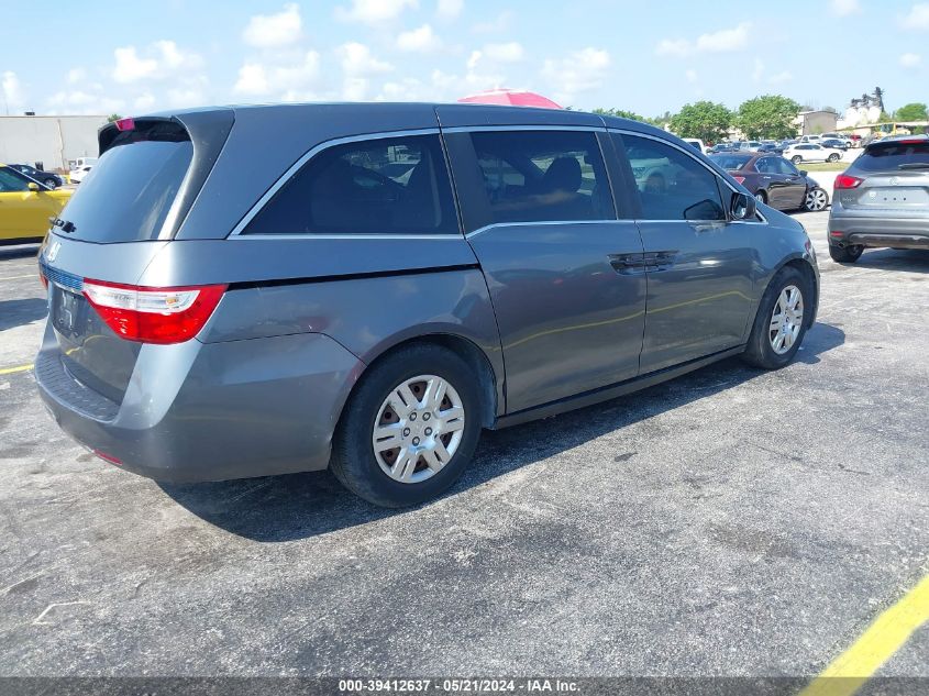 2013 Honda Odyssey Lx VIN: 5FNRL5H24DB019188 Lot: 39412637