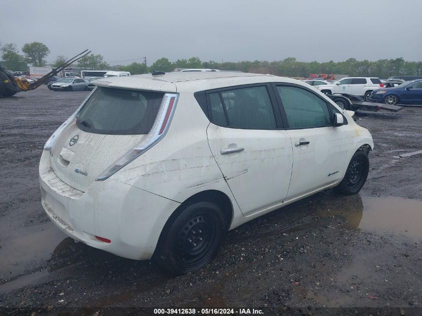 2013 Nissan Leaf S VIN: 1N4AZ0CPXDC410513 Lot: 39412638