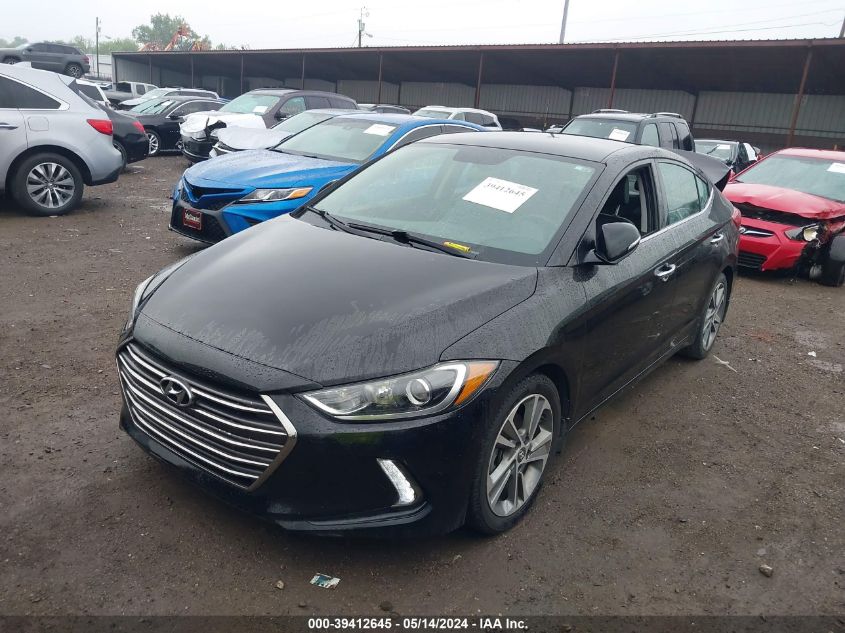 2017 Hyundai Elantra Limited VIN: KMHD84LF0HU288698 Lot: 39412645